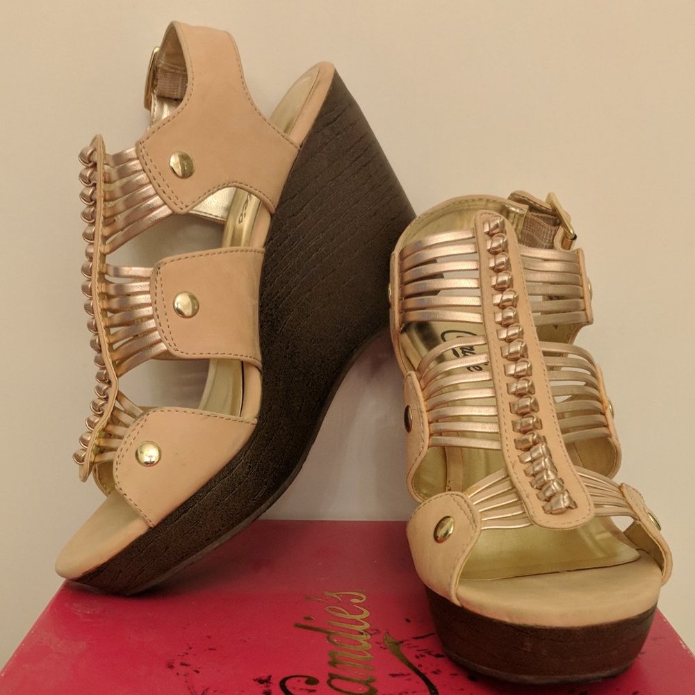 Candies Blush Strap sandles size 7.5